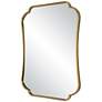 Uttermost Athena 32" H Brushed Brass Stainless Steel Mirror in scene