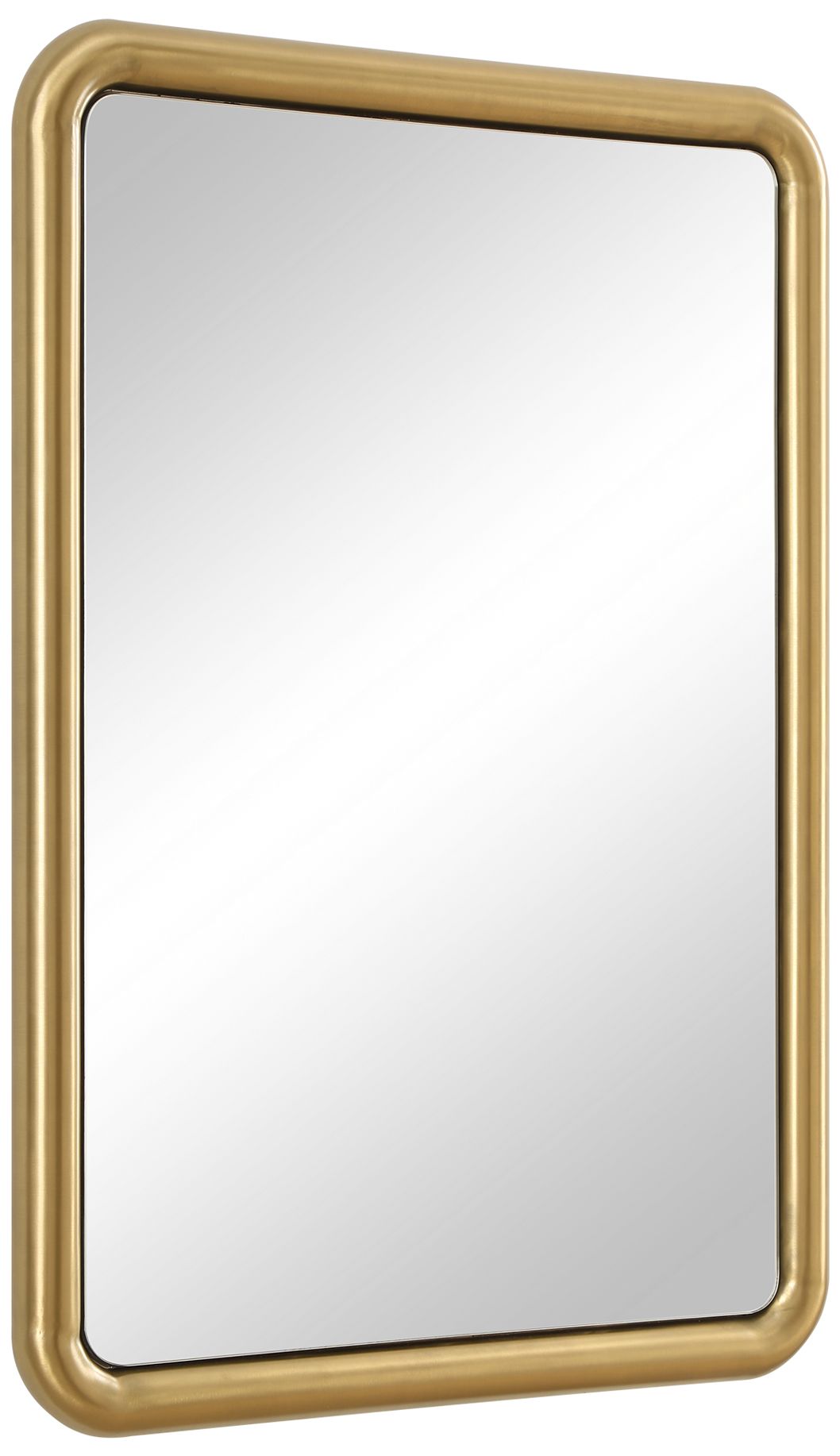 Image 4 Uttermost Atkinson Brass 29" x 41" SS Rectangle Wall Mirror more views