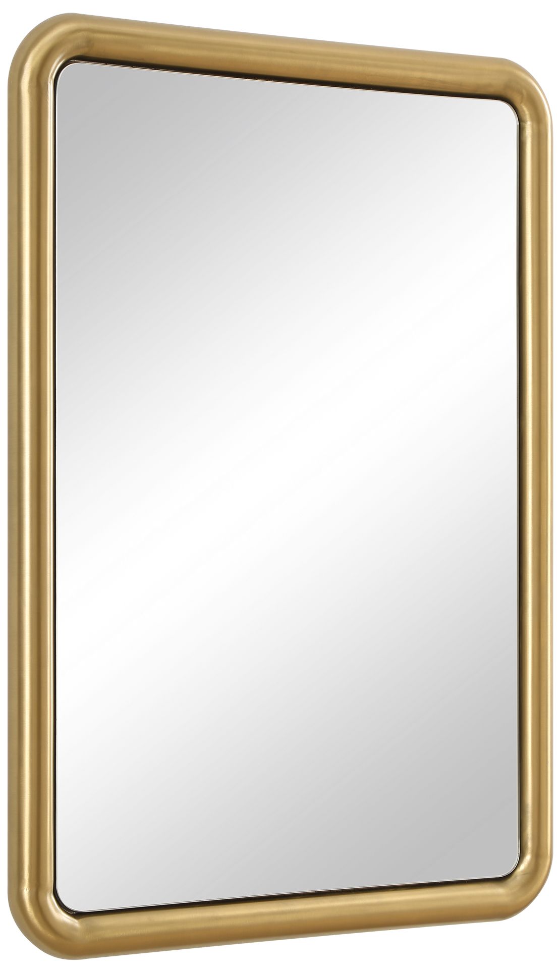 Image 4 Uttermost Atkinson Brass 29" x 41" SS Rectangle Wall Mirror more views