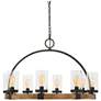 2_Uttermost Atwood 39"W Weathered Bronze 8-Light Chandelier