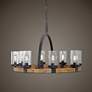 1_Uttermost Atwood 39"W Weathered Bronze 8-Light Chandelier
