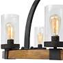 5_Uttermost Atwood 39"W Weathered Bronze 8-Light Chandelier more views