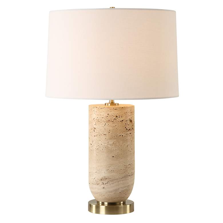 Image 2 Uttermost Aubrey Natural Travertine Table Lamp