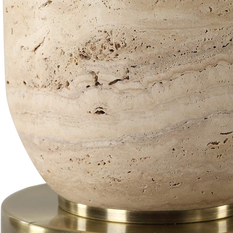 Image 7 Uttermost Aubrey Natural Travertine Table Lamp more views