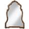 Uttermost Augustin 42 1/2" High Light Walnut Wood Mirror