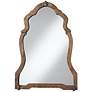 Uttermost Augustin 42 1/2" High Light Walnut Wood Mirror