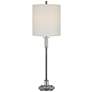 Uttermost Aurelia 36 1/2" Luxe Nickel and Crystal Buffet Lamp