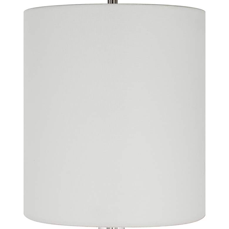Image 4 Uttermost Aurelia 36 1/2" Luxe Nickel and Crystal Buffet Lamp more views