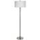 Uttermost Aurelia 64 3/4" Luxe Nickel and Crystal Modern Floor Lamp