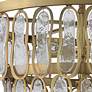 6_Uttermost Aurelie 28" Modern Antique Brass 9-Light 2-Tier Pendant more views