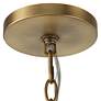 7_Uttermost Aurelie 28" Modern Antique Brass 9-Light 2-Tier Pendant more views