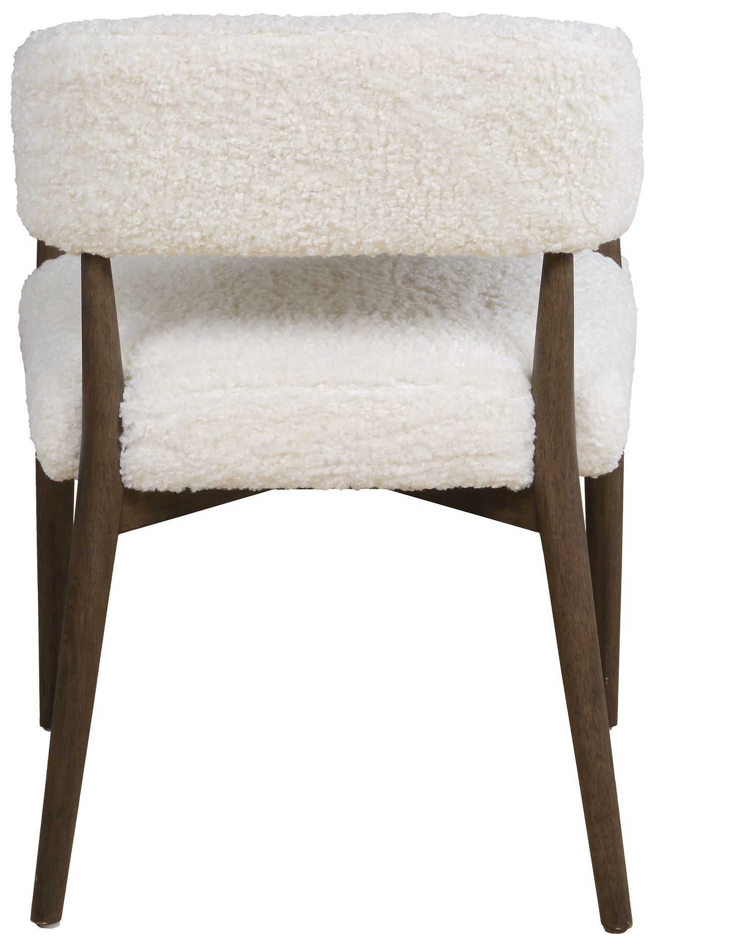 Image 6 Uttermost Austell Cream Polyester Fabric Dining Chair more views