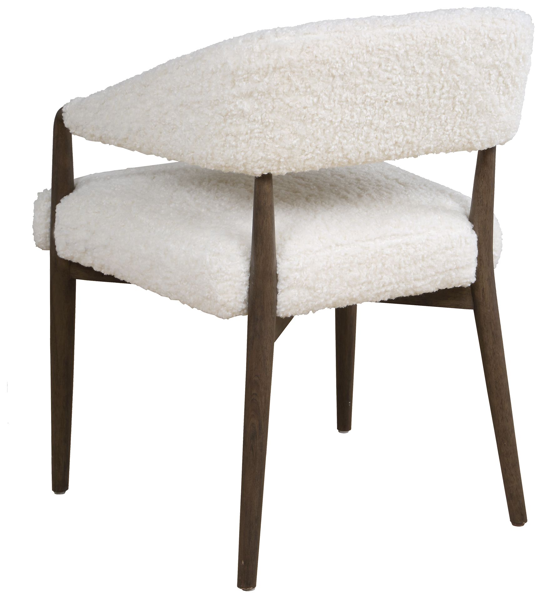 Image 7 Uttermost Austell Cream Polyester Fabric Dining Chair more views