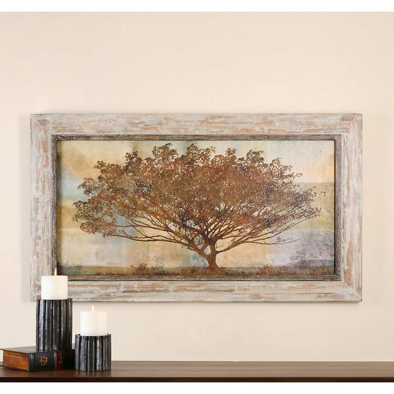 Image 1 Uttermost Autumn Radiance 56" Wide Landscape Wall Art