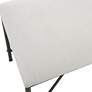 4_Uttermost Avenham 24" Wide White Fabric Small Bench more views