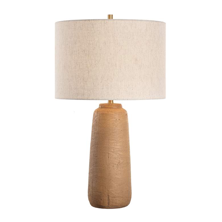 Image 2 Uttermost Ayda 26" High Burnt Orange Ceramic Table Lamp