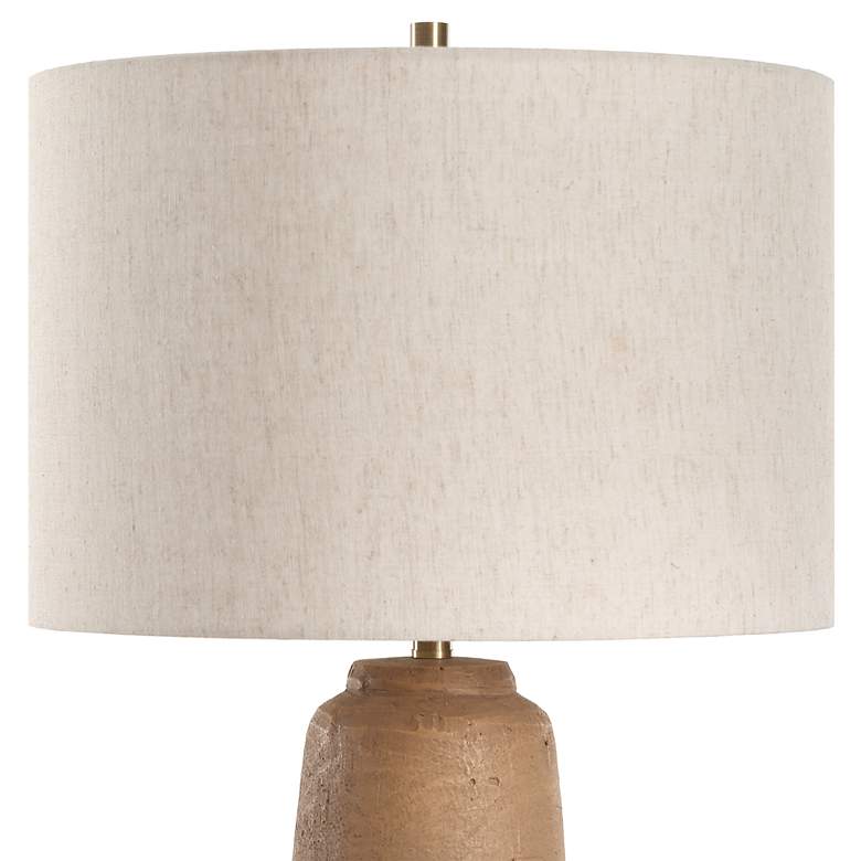 Image 5 Uttermost Ayda 26" High Burnt Orange Ceramic Table Lamp more views