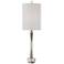 Uttermost Azaria 33" Nickel and Glass Tall Modern Buffet Table Lamp