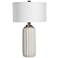 Uttermost Azariah 29" High Cream and Beige Crackle Glaze Table Lamp