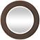Uttermost Aziza Distressed Bronze 35" Round Wall Mirror