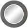 Uttermost Aziza Metallic Silver 35" Round Wall Mirror