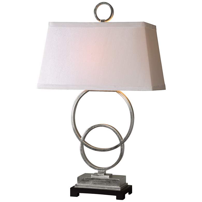 Image 1 Uttermost Bacelos Silver Leaf Table Lamp