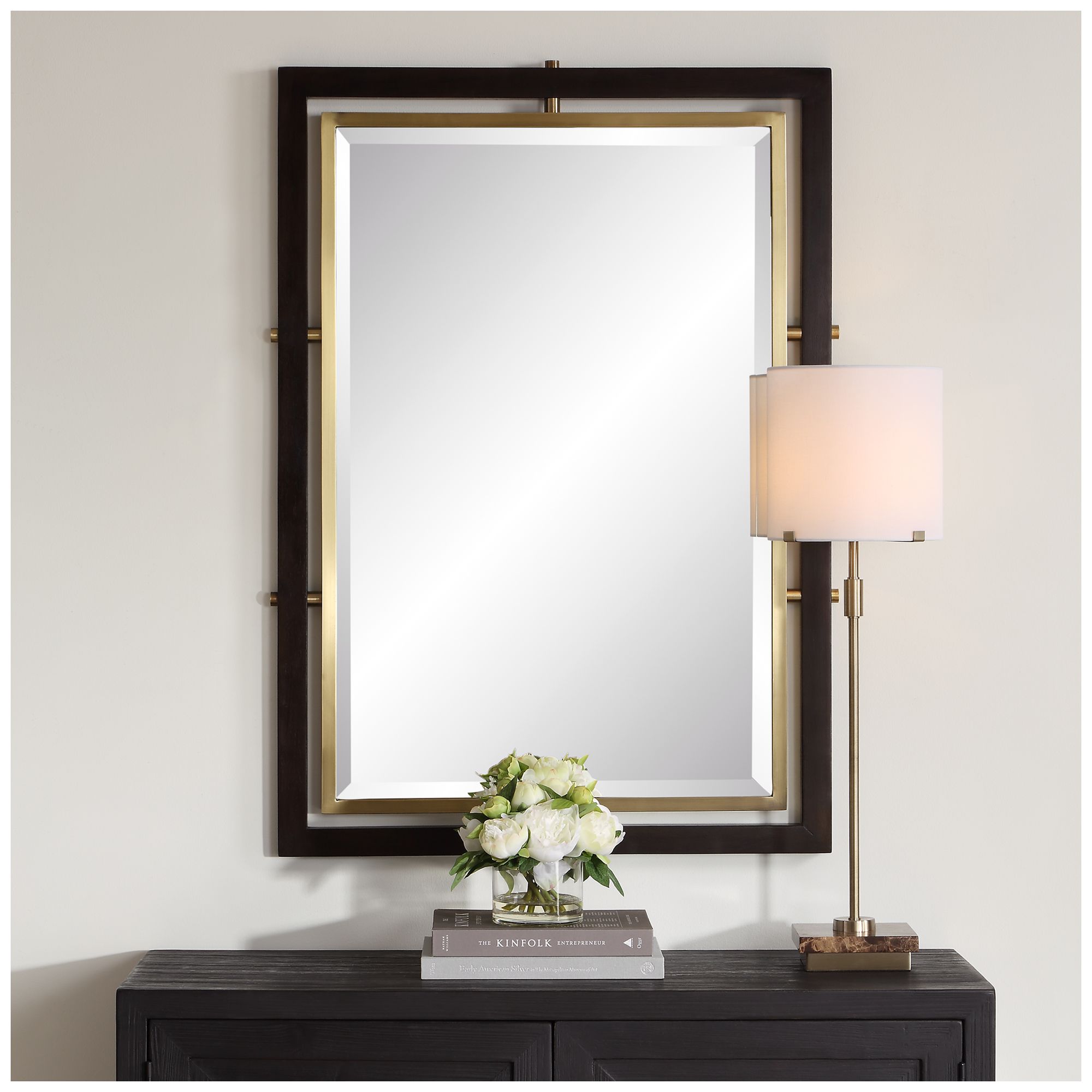 Image 2 Uttermost Bach 30 3/4" x 43 1/2" Rectangle Mirror more views