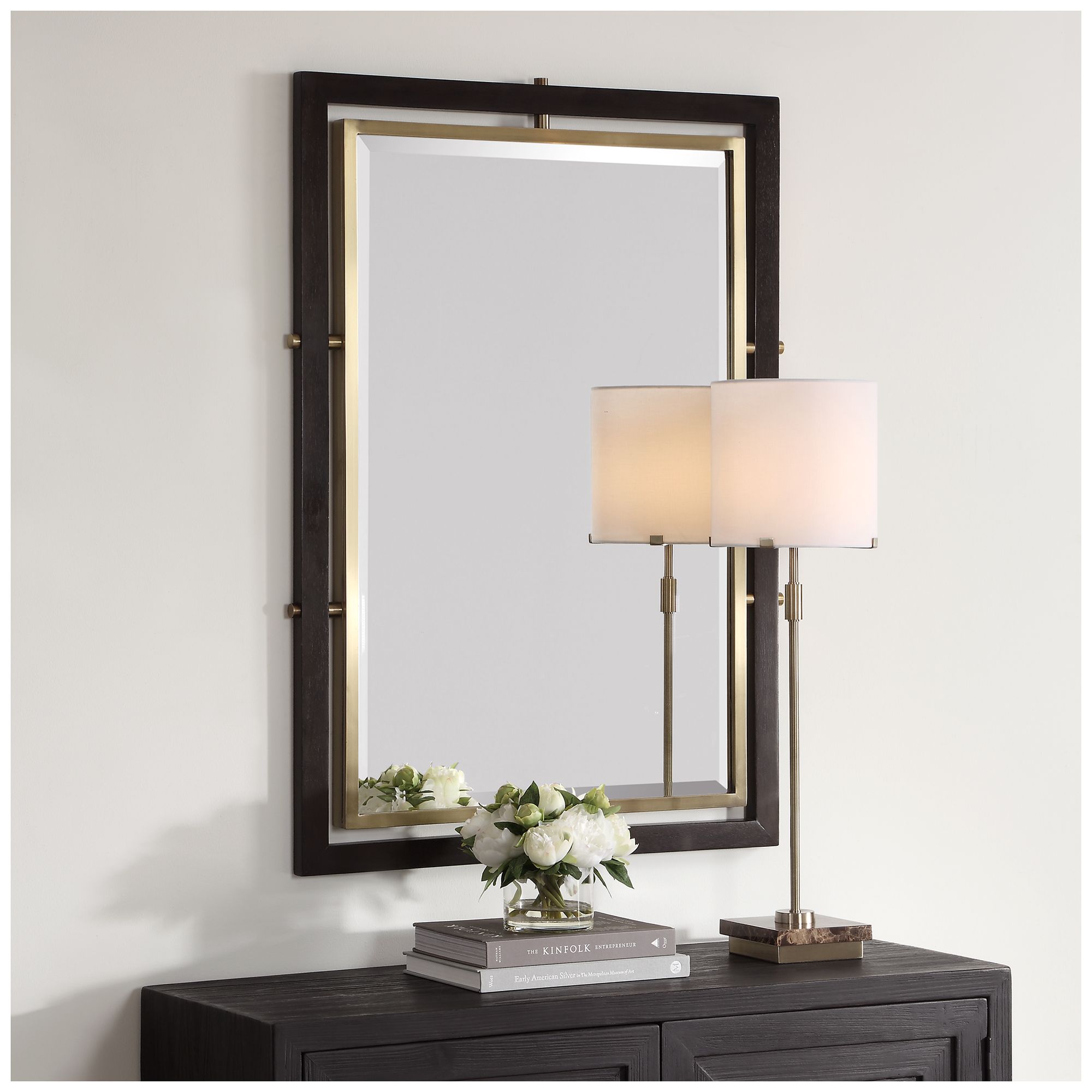 Image 3 Uttermost Bach 30 3/4" x 43 1/2" Rectangle Mirror more views