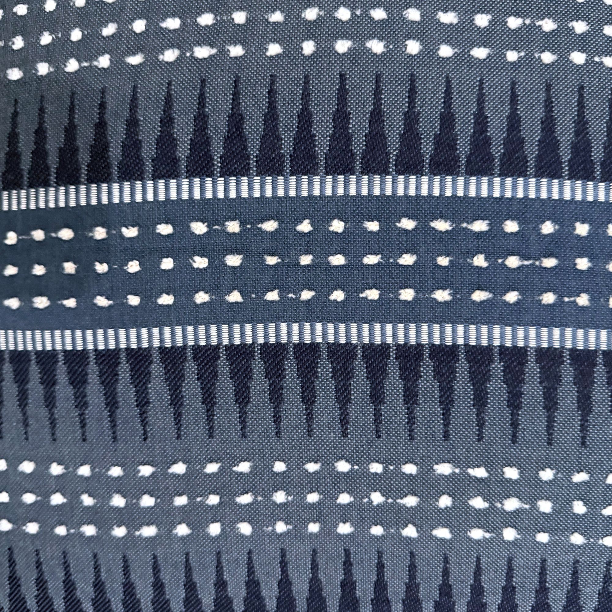 Image 3 Uttermost Backgammon Slate Blue 20" Square Outdoor Pillow more views