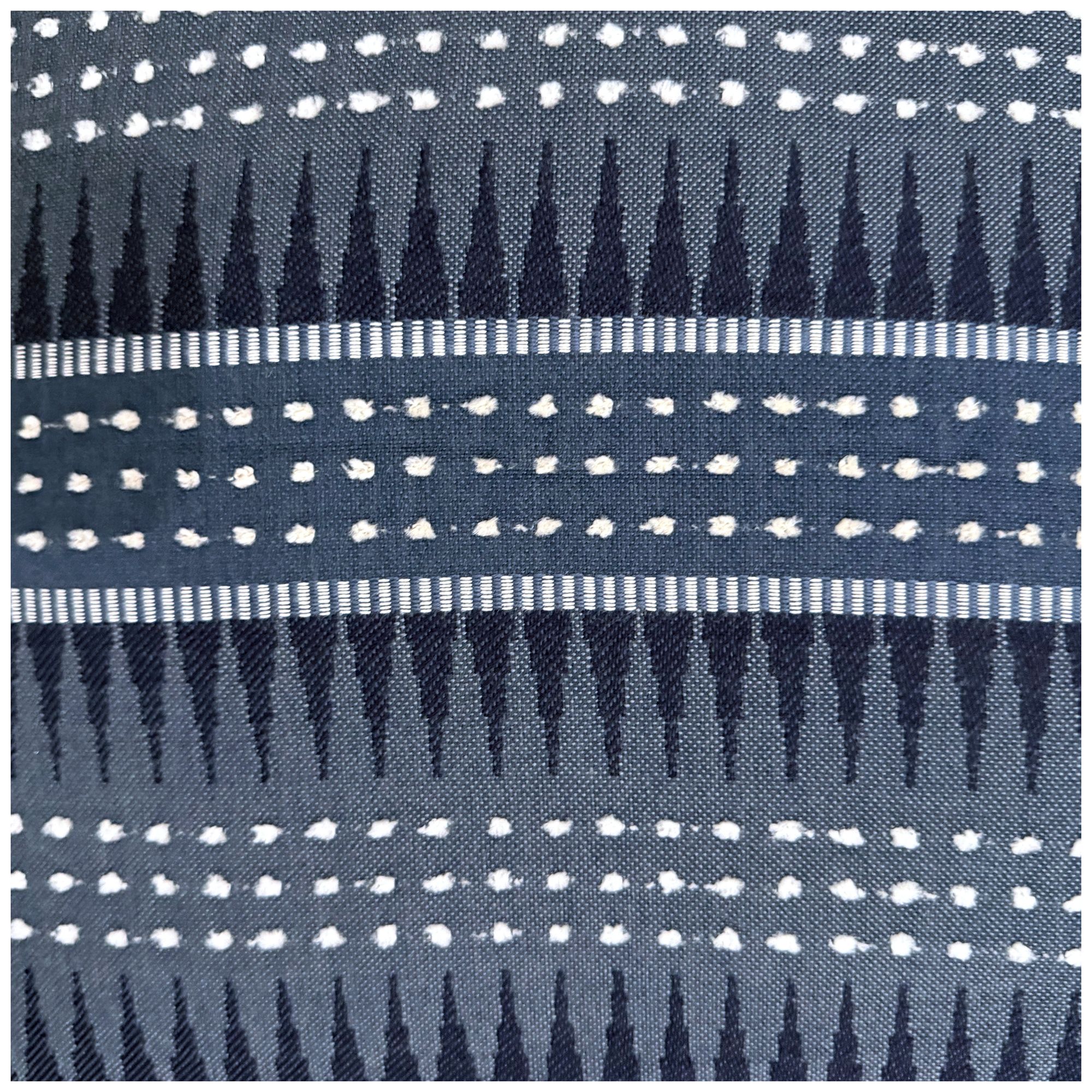 Image 3 Uttermost Backgammon Slate Blue 20" Square Outdoor Pillow more views