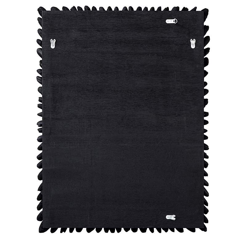 Image 6 Uttermost Bahama 39" Wide Rustic Black Wood Wall Decor more views