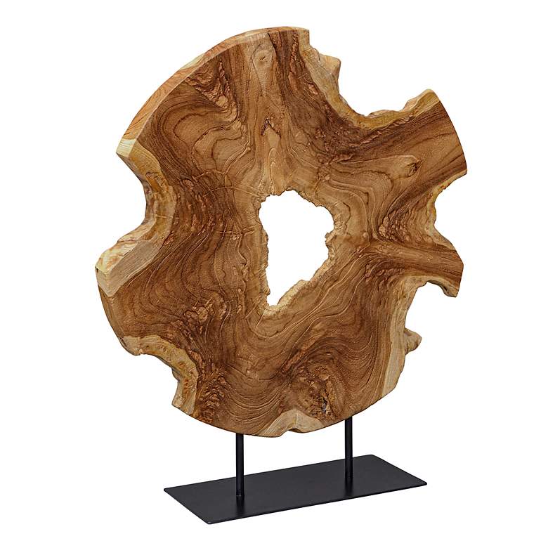 Image 4 Uttermost Bahati 22.8" Natural Wood Sculpture more views
