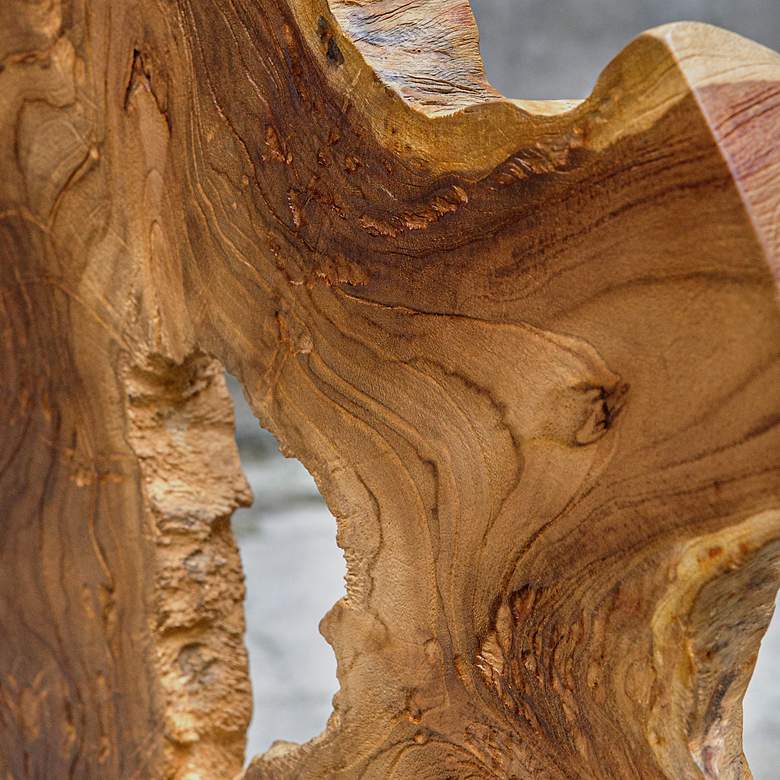 Image 5 Uttermost Bahati 22.8" Natural Wood Sculpture more views