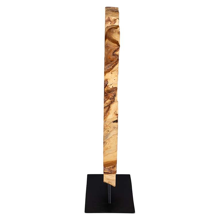 Image 7 Uttermost Bahati 22.8" Natural Wood Sculpture more views