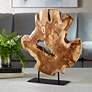 1_Uttermost Bahati Natural 23" High Wood Sculpture