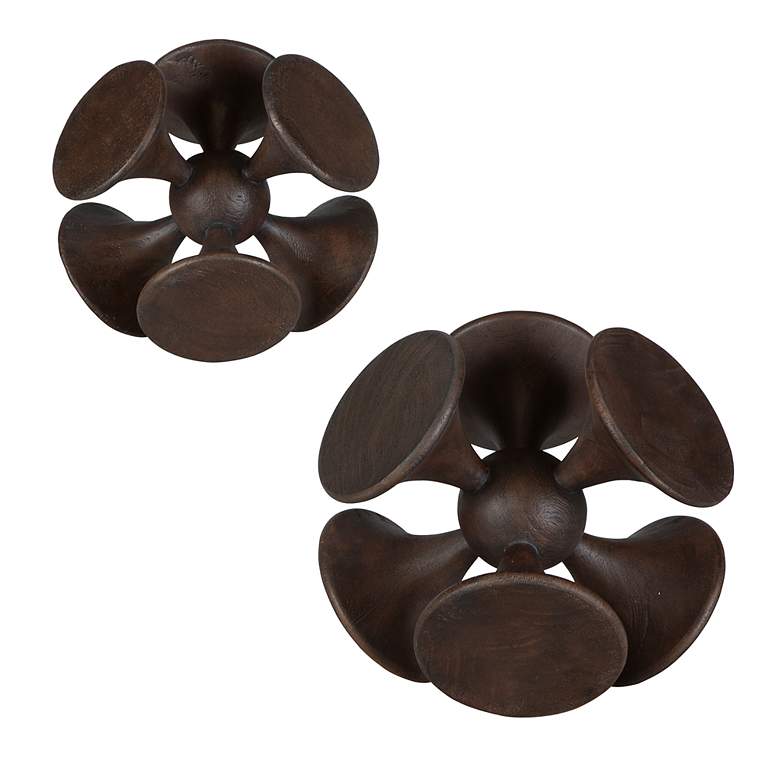 Image 4 Uttermost Balanced Harmony Set of 2 Suar Wood Sculptures more views