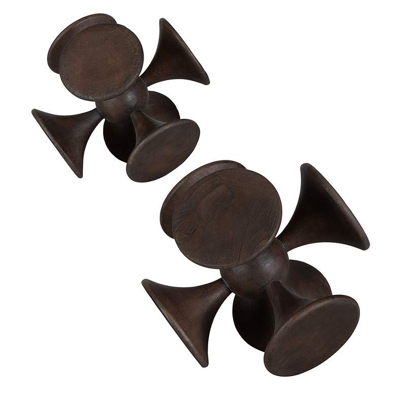 Image 5 Uttermost Balanced Harmony Set of 2 Suar Wood Sculptures more views