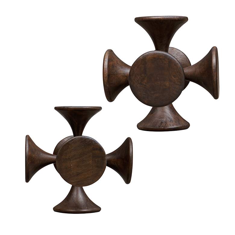 Image 6 Uttermost Balanced Harmony Set of 2 Suar Wood Sculptures more views