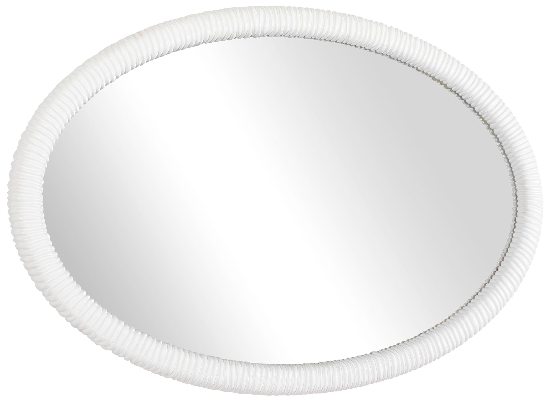 Image 3 Uttermost Bali 24.2" x 35.8" White Oval more views