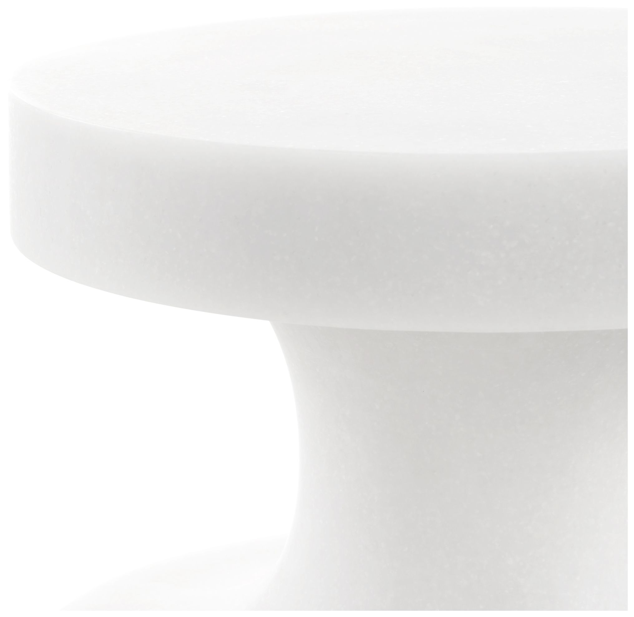 Image 6 Uttermost Balian 23.62" High White Outdoor Drink Table more views