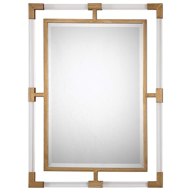 Image 2 Uttermost Balkan Gold 28" x 37 3/4" Modern Luxe Wall Mirror
