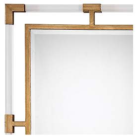 Image3 of Uttermost Balkan Gold 28" x 37 3/4" Modern Luxe Wall Mirror more views