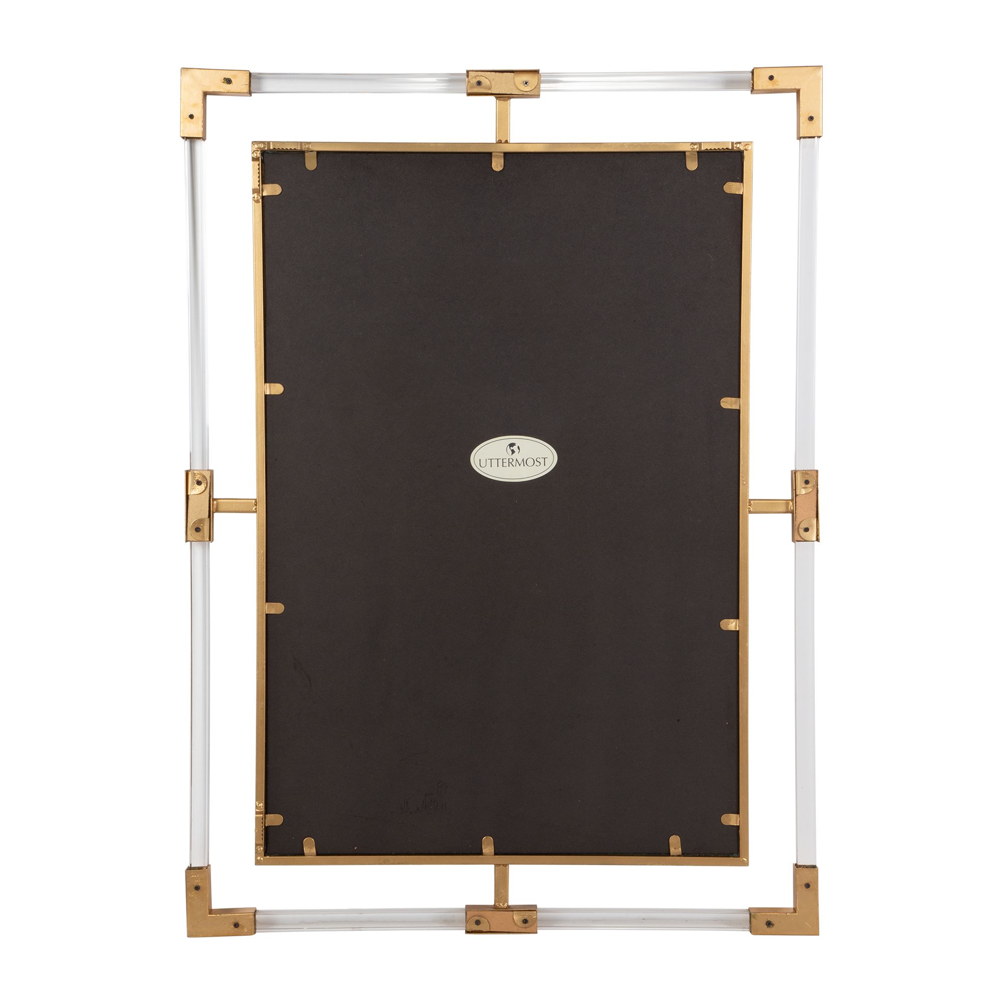 Image 5 Uttermost Balkan Gold 28" x 37 3/4" Modern Luxe Wall Mirror more views