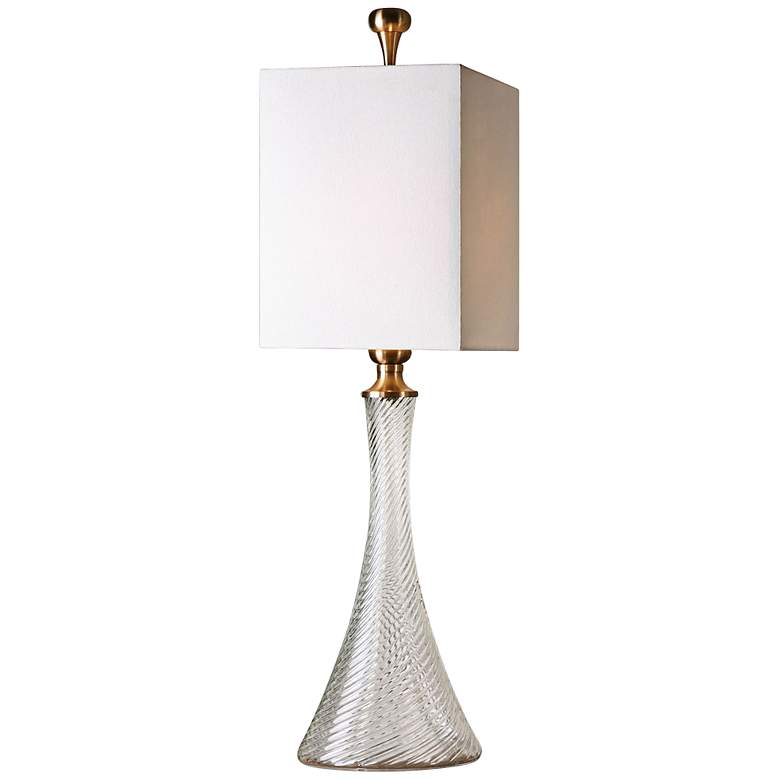 Image 1 Uttermost Ballina Fluted Glass Table Lamp