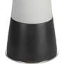 5_Uttermost Bandeau 29 1/2" Banded Black White Stone Table Lamp more views
