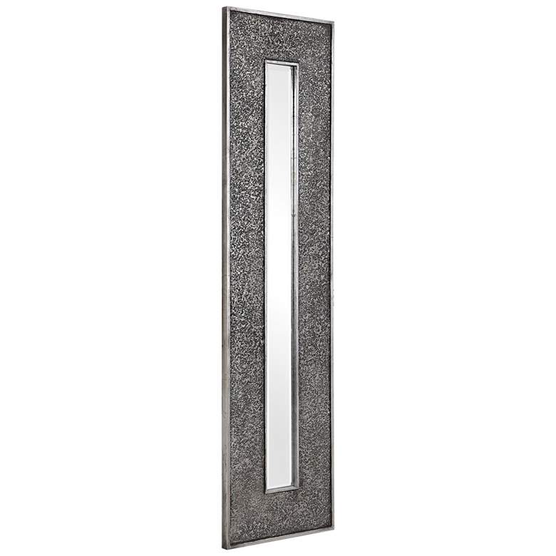 Image 3 Uttermost Bannon Metallic Silver Leaf 19 inch x 73 inch Wall Mirror more views