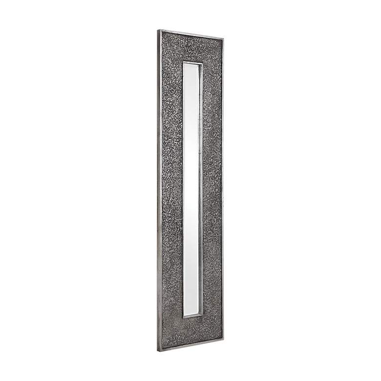 Image 3 Uttermost Bannon Metallic Silver Leaf 19" x 73" Wall Mirror more views