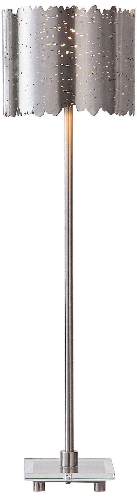 Uttermost Baradla Polished Nickel Buffet Table Lamp