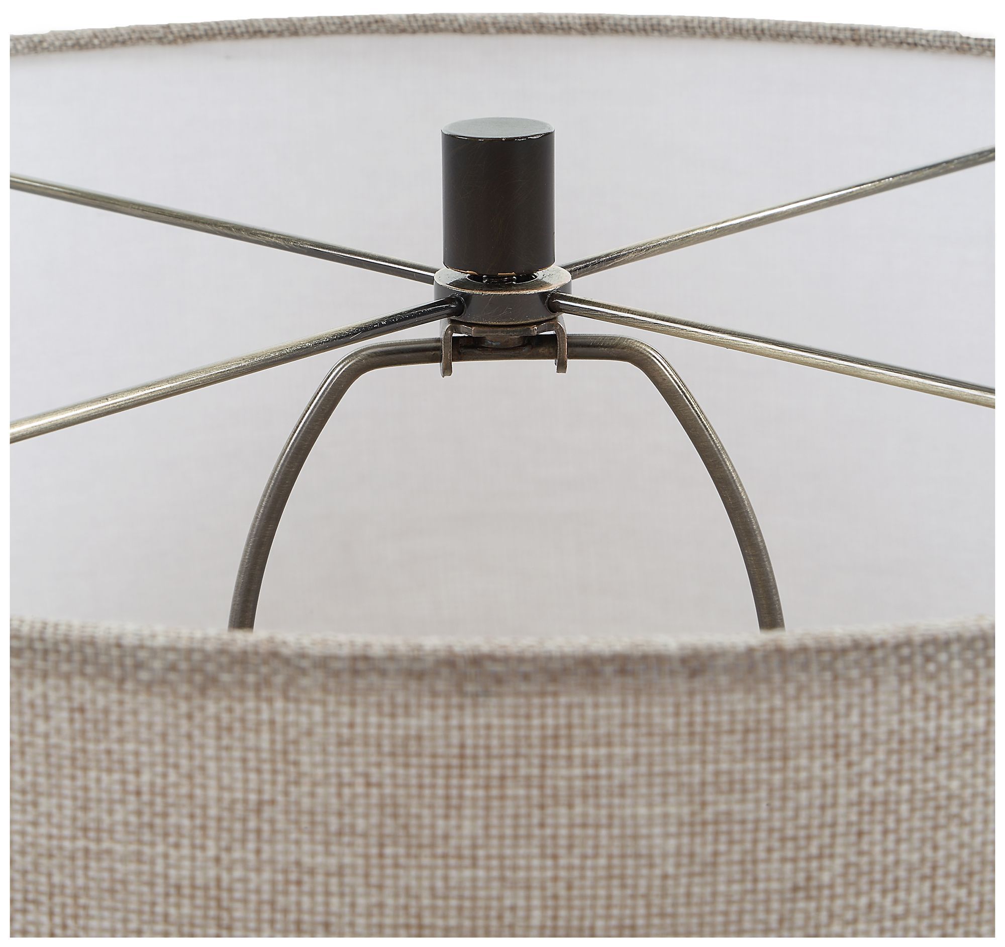 Image 7 Uttermost Barat 27 1/2" Distressed White Ceramic Table Lamp more views