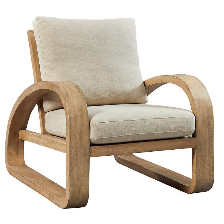 Image 3 Uttermost Barbora Arched Arm Accent Chair more views